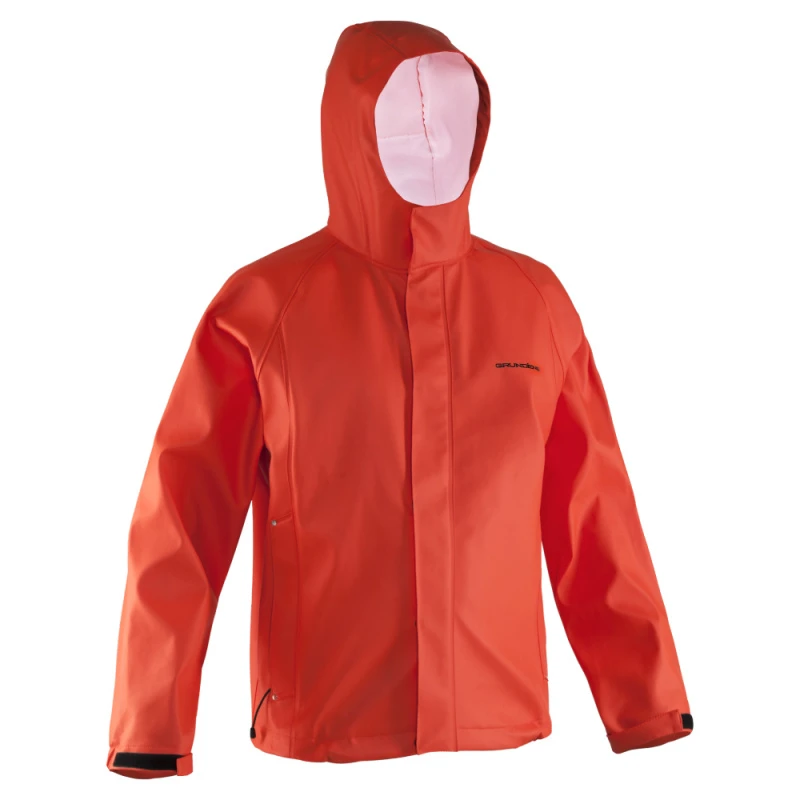 Grundens Grundéns Neptune 319 Hooded Jacket Orange 3 Grundens Grundéns Neptune 319 Hooded Jacket Orange