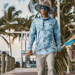 Pelagic Exo-Tech Hoody Slate Fish Camo -Winterkleding 1015202001 SLT Mr 8