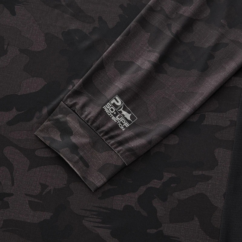 Pelagic Vaportex Hoody Fish Camo Black 4 Pelagic Vaportex Hoody Fish Camo Black - Afbeelding 2