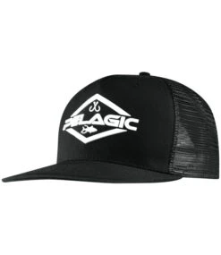 Pelagic Diamond Snapback Hat Black