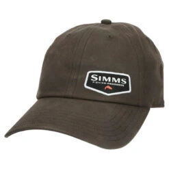 Simms Oil Cloth Cap Coffee