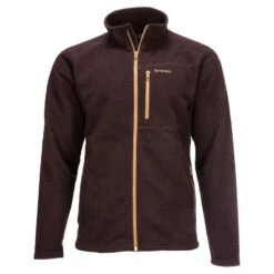 Simms Rivershed Full Zip Mahogany