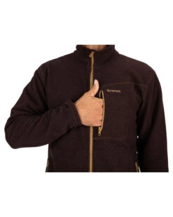 Simms Rivershed Full Zip Mahogany -Winterkleding 13071 901 30r 3