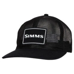 Simms Mesh All-Over Trucker Black