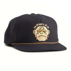 Howler Snapback Hats El Mono Mayor Navy
