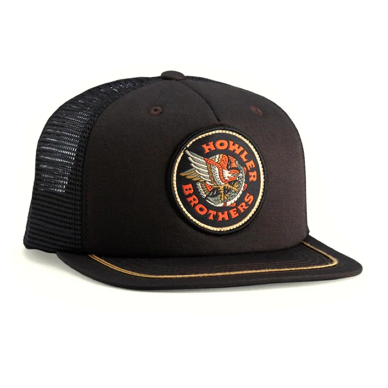 Howler Snapback Hats Osprey And Pike Antique Black 3 Howler Snapback Hats Osprey And Pike Antique Black
