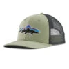 Patagonia Fitz Roy Trout Trucker Hat Salvia Green 1 Patagonia Fitz Roy Trout Trucker Hat Salvia Green -Winterkleding 38288 SLVG ALL 1
