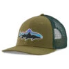 Patagonia Fitz Roy Trout Trucker Hat Wyoming Green -Winterkleding 38288 WYGN ALL 1