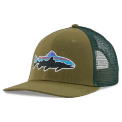Patagonia Fitz Roy Trout Trucker Hat Wyoming Green