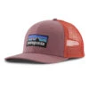 Patagonia P-6 Logo Trucker Hat Evening Mauve -Winterkleding 38289 EVMA ALL 1