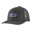 Patagonia P-6 Logo Trucker Hat Forge Grey 1 Patagonia P-6 Logo Trucker Hat Forge Grey -Winterkleding 38289 FGE ALL 1