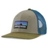 Patagonia P-6 Logo Trucker Hat Garden Green 2 Patagonia P-6 Logo Trucker Hat Garden Green -Winterkleding 38289 GDNG ALL 1