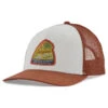 Patagonia Take A Stand Trucker Hat Bayou Badge: White -Winterkleding 38356 BYWI ALL 1