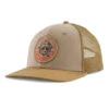 Patagonia Take A Stand Trucker Hat Wild Grizz: Oar Tan -Winterkleding 38356 WIGT ALL 1