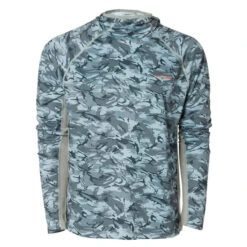 Grundens Grundéns Solstrale Hoodie Dark Slate Camo