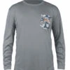 Grundens Grundéns Fish Head LS Shirt Grey 1 Grundens Grundéns Fish Head LS Shirt Grey -Winterkleding 50824004004r 1