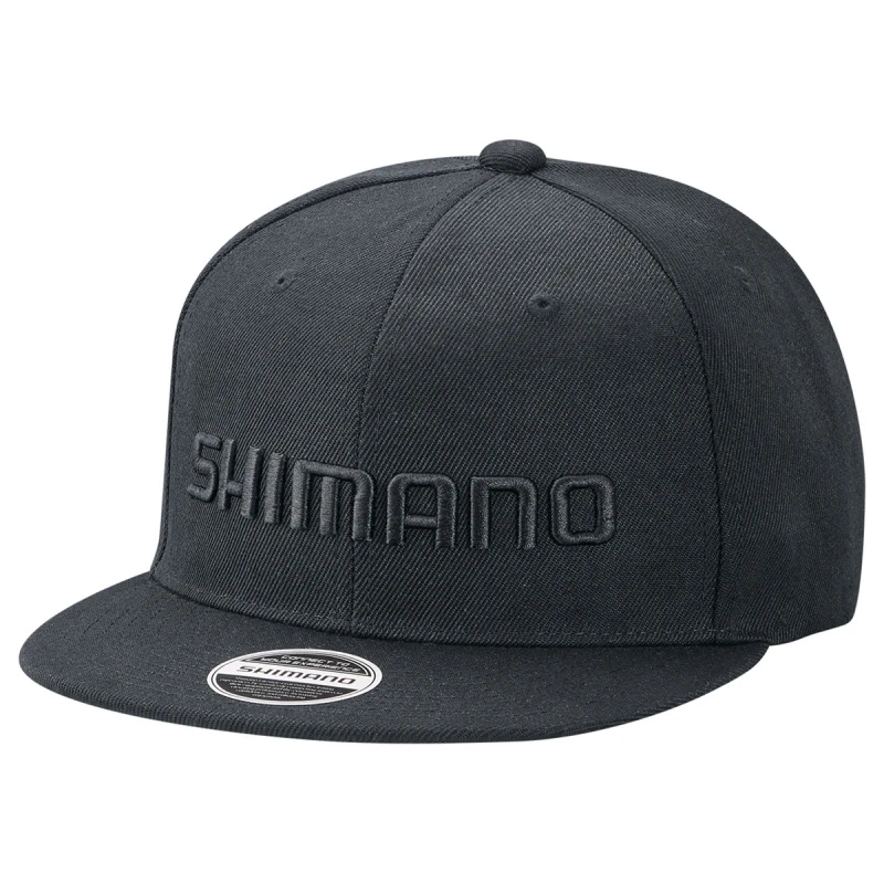 Shimano Flat Cap Regular Black 3 Shimano Flat Cap Regular Black