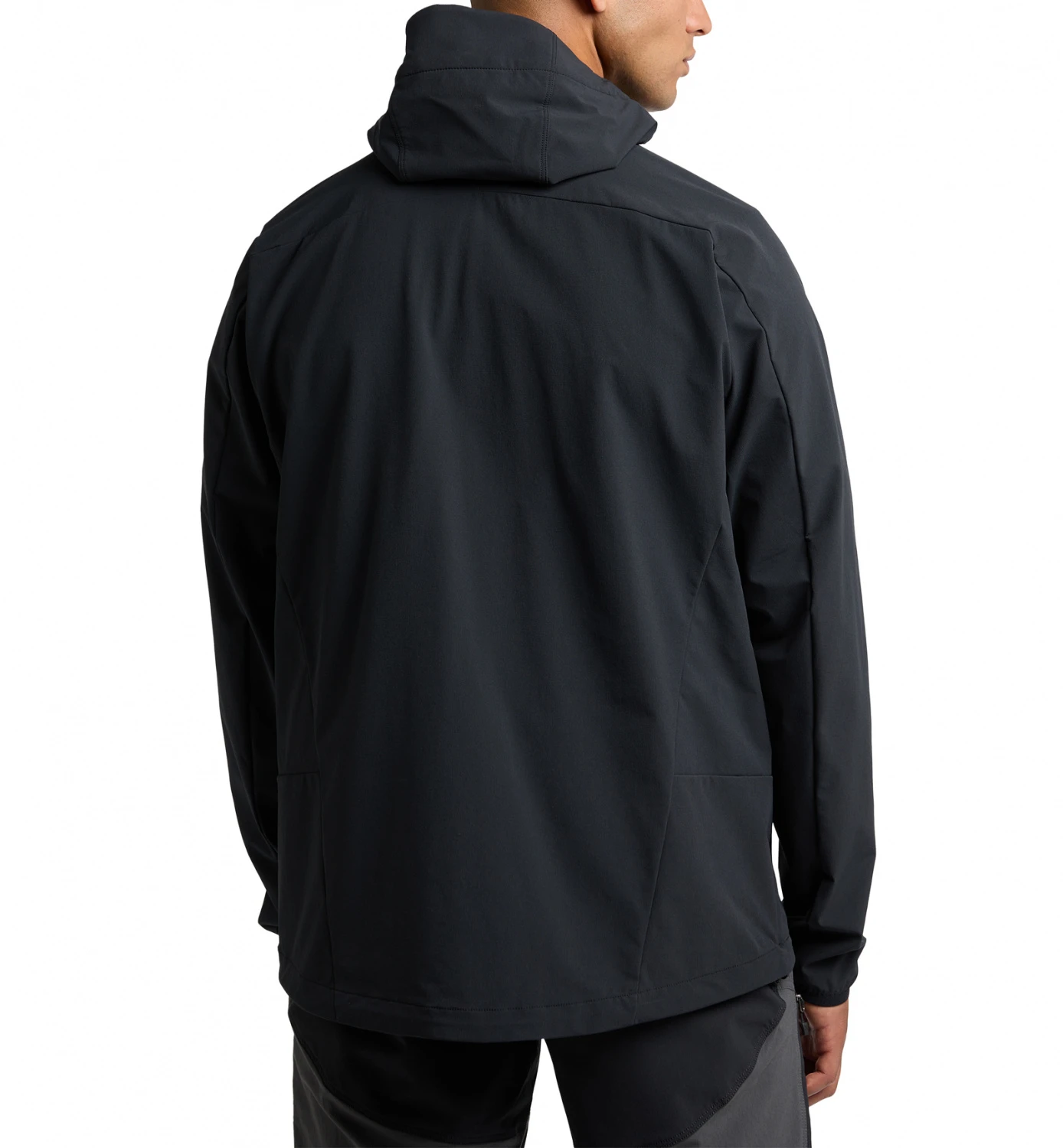 Haglöfs Move Softshell Hood Men True Black 6 Haglöfs Move Softshell Hood Men True Black - Afbeelding 4