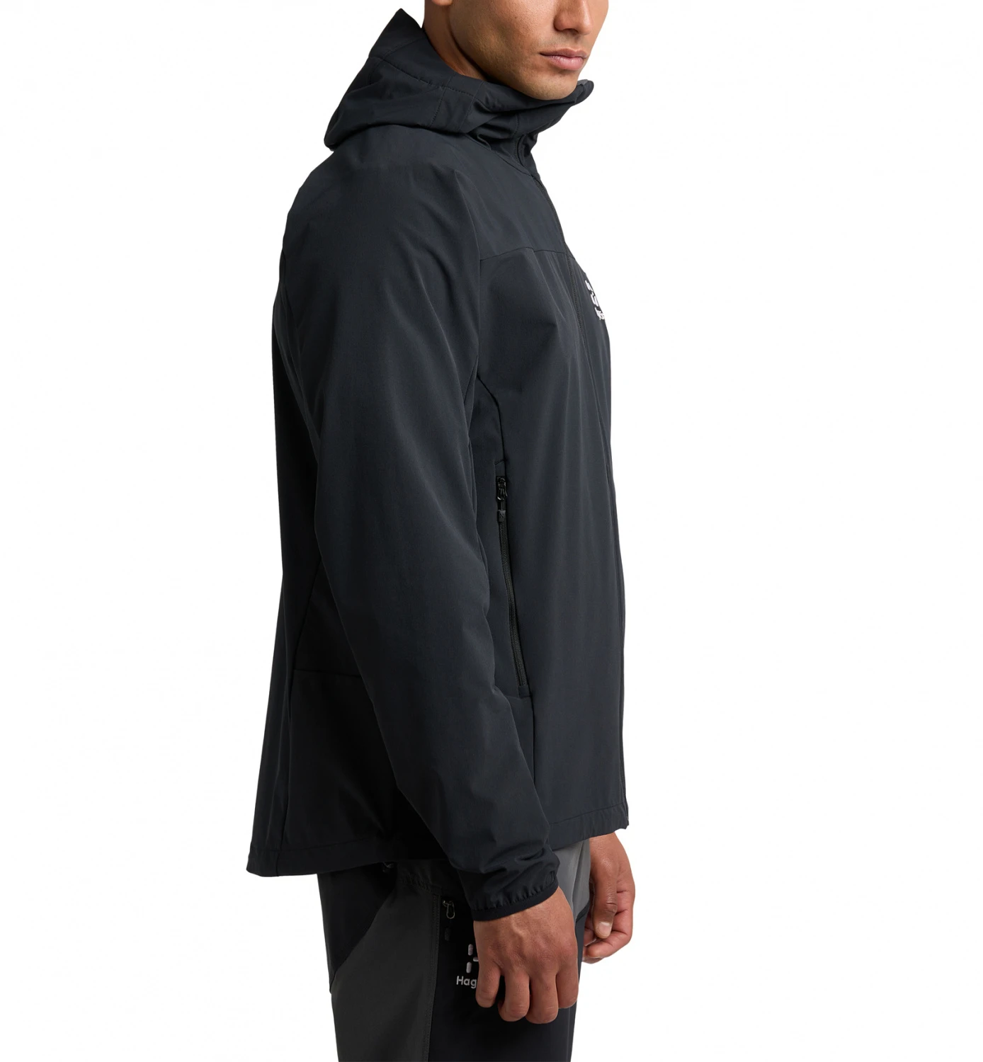 Haglöfs Move Softshell Hood Men True Black 7 Haglöfs Move Softshell Hood Men True Black - Afbeelding 5