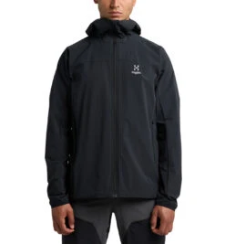 Haglöfs Move Softshell Hood Men True Black 14 Haglöfs Move Softshell Hood Men True Black -Winterkleding 6068782C5020r 6