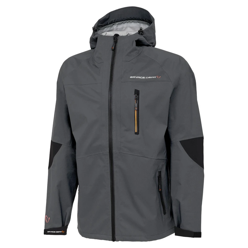 Savage Gear SG8 Salvage Shell Jacket Castlerock Grey/Black 3 Savage Gear SG8 Salvage Shell Jacket Castlerock Grey/Black