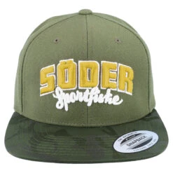 Söder Sportfiske Snapback Camo Olive - Gold Logo -Winterkleding HS1001133 OLG 2