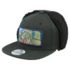 Skillfish Big Perch Patch Vintage Black Ear Flap Snapback 2 Skillfish Big Perch Patch Vintage Black Ear Flap Snapback -Winterkleding OB3000714 1