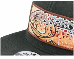 Skillfish Big Trout Patch Vintage Black Ear Flap Snapback -Winterkleding OB3000717 6