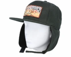 Skillfish Big Trout Patch Vintage Black Ear Flap Snapback -Winterkleding OB3000717 7