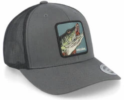Skillfish Grisjävel Patch Charcoal/Black Trucker -Winterkleding OB3000733 2
