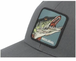 Skillfish Grisjävel Patch Charcoal/Black Trucker -Winterkleding OB3000733 6