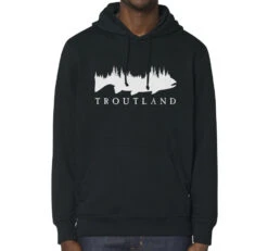 Troutland Hoodie Black
