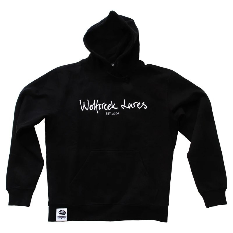 Wolfcreek Lures Classic Logo Hoodie, Black 3 Wolfcreek Lures Classic Logo Hoodie, Black